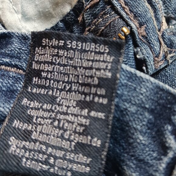 AuthenticY2K Bongo Tokyo Low Rise Bootcut Jeans Size 7 Stretch Denim 2000s Style - Picture 13 of 15